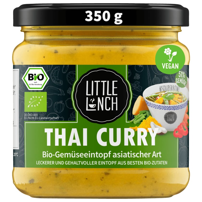 Little Lunch Bio Thai Curry 350ml